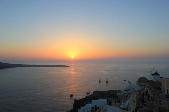 Sunset at Oia.