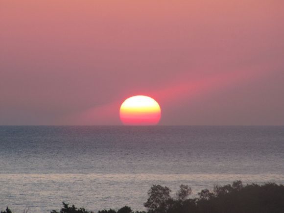 Sunset, Elafonisi, Crete.