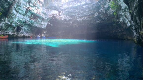 The blue caves