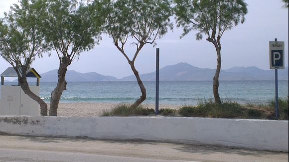 Marmari beach with Kalymnos in background