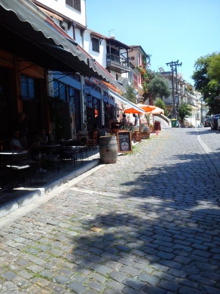 Beautiful street in Kavala