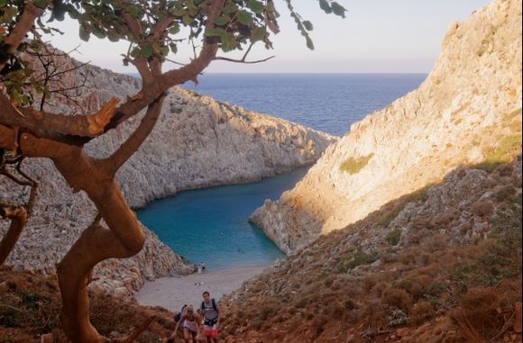 Seitan Beach in Akrotiri - One of the most beautiful place in the world