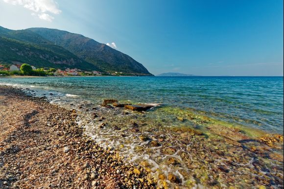 2018-09-16  -  Poros : Ragia Beach and clear waters