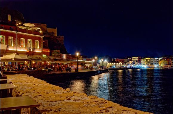 September 2023 :  Chania Old Harbour, seen from an unusual angle...