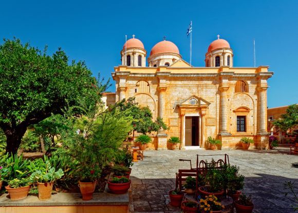 September 2023 
Chania - Akrotiri 
Magnificent gardens of the Agia Triada monastery.