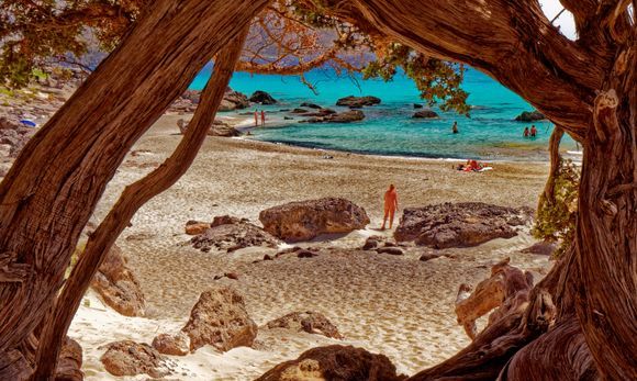 September 2023 
Early morning on Kedrodasos beach. 
I love this quiet place.