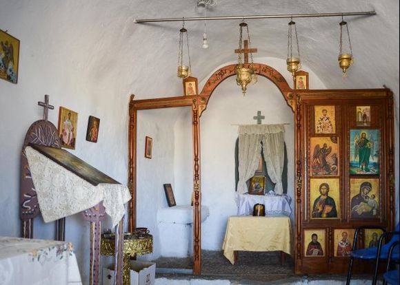 Inside Agios Ioannis