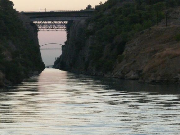 Another view of Corinth canal