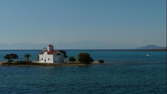 Peloponnese Laconia Elafonissos island Church of Agios Spiridon