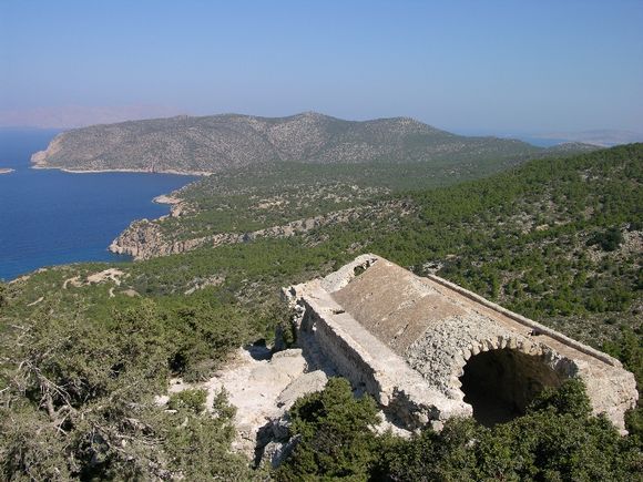 Sightseeing from Monolithos Castle