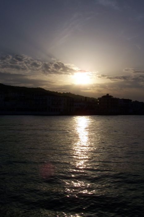 Sunset, Spetses, Greece.