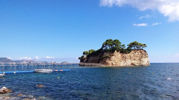 un bel après midi à Agios Sostis vers Caméo Island