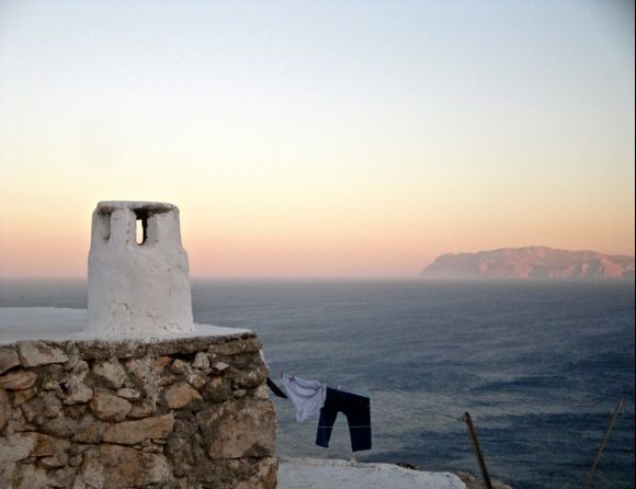 Mersini with Amorgos in the background