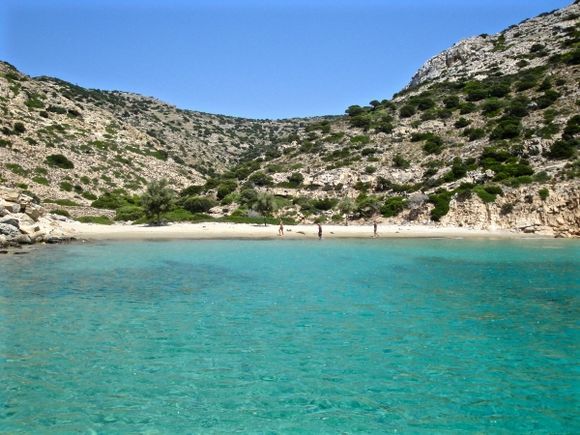 Secluded beach of Alimia...