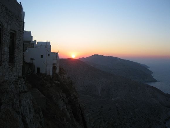 Sunset view in Chora