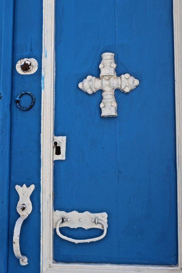 Detail of a door in Chora