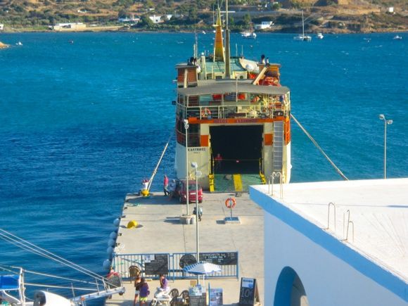 The Nissos Kalimnos at the port of Lipsi