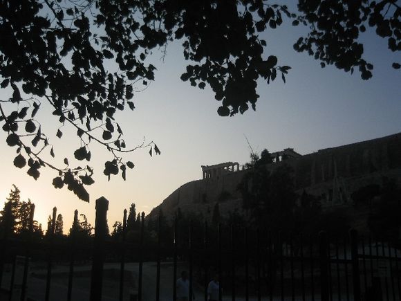 Acropolis at sunset