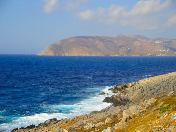 Rocky coast near Agios Pavlos