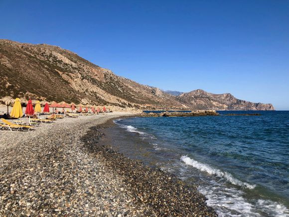 October at Gialiskari beach, near Paleochora, South Crete