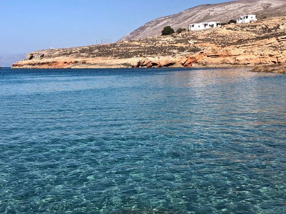 Kassos Island: the island of slow time: clear, crystal water at Emborio beach