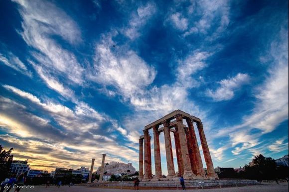 Temple of Olympian Zeus, HDR mode