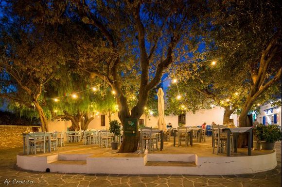 One of the charming spots in Chora, Folegandros