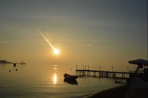 The sun is sinking in Thessaloniki :)))