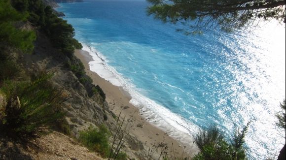 ...our lovely beach of Egremni.....