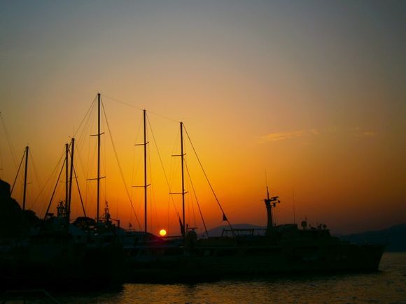 Sunset in Hydra