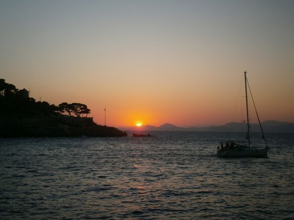 Sunset in Hydra