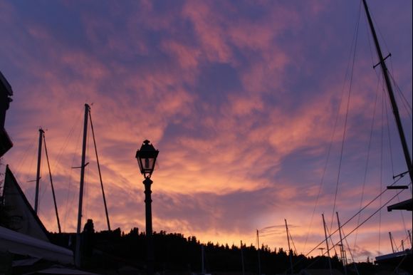 Fiskardo at sunset