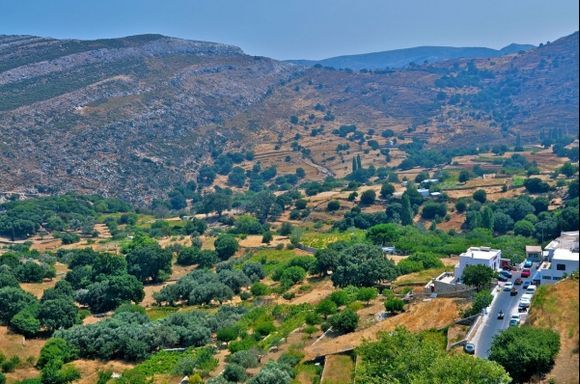 View from Apiranthos, Naxos