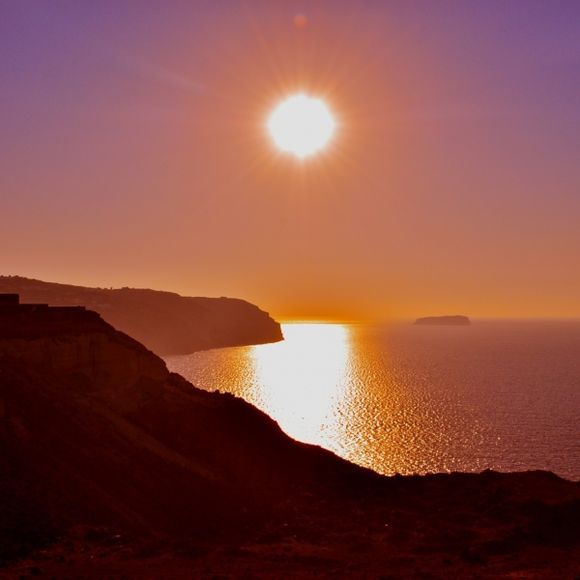 Sunset in Santorini