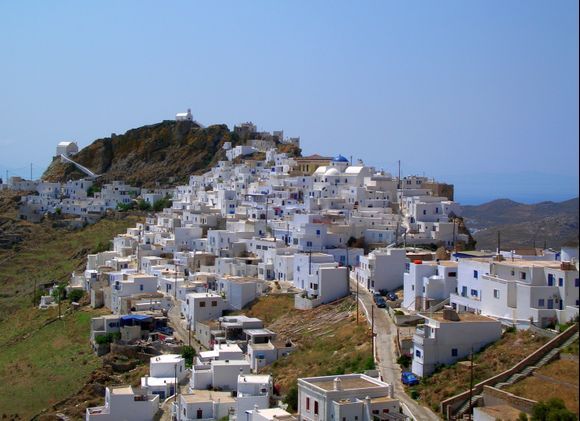 Back view of chora