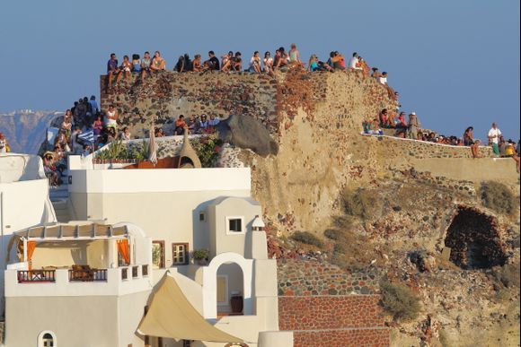 Santorini, Oia, Sunset show: You can take any place you find out there!