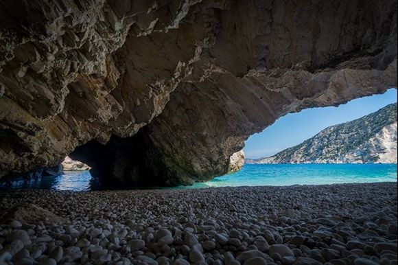 Myrtos cave