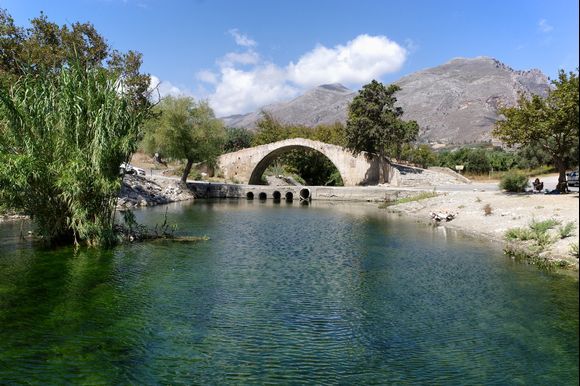 Old Arched Venetian Bridge Preveli 