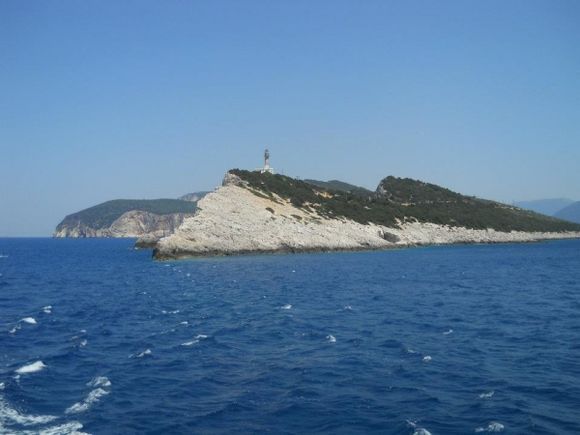 Capo Ducate - most southern point of Lefkada seen from the sea