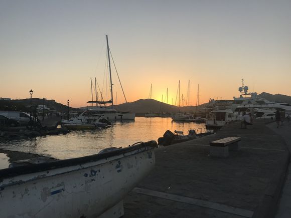 Sunset in Naoussa
