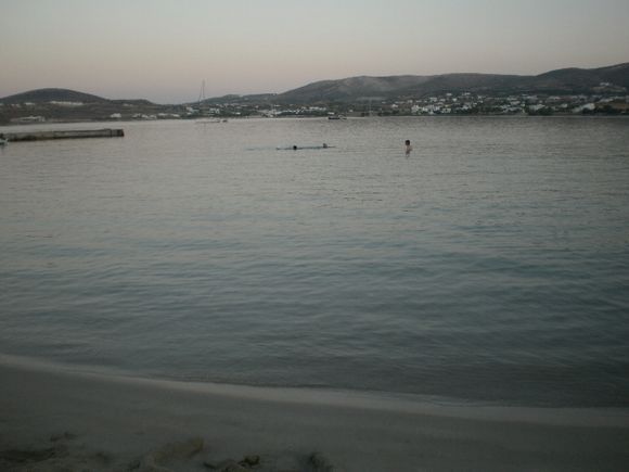 late evening, still swimming at Kolympithres, 2