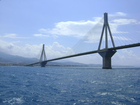 The Famous bridge of Rio-Antirio
