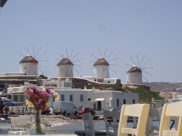 The famous Mykonos windmills!!!