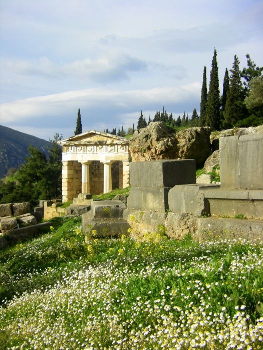Treasury of the Athenians and the Roc of Sivilla