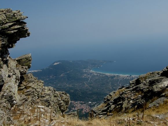 view from mount ypsario