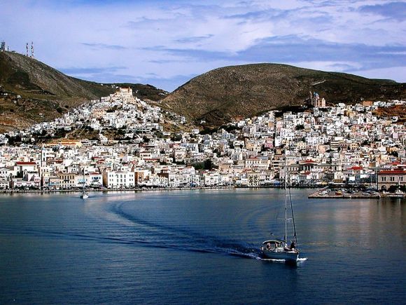 Harbour view,Ermoupolis,Syros
