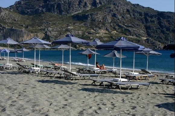 beach on Crete