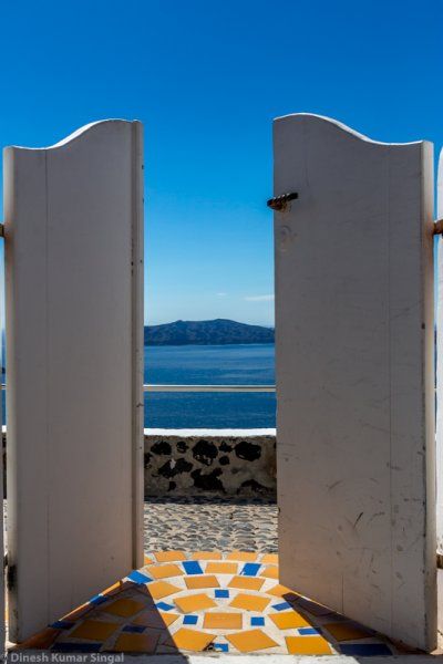 A door to Agean Sea