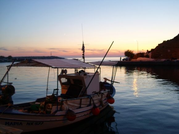 The harbour of Limenaria, Thassos