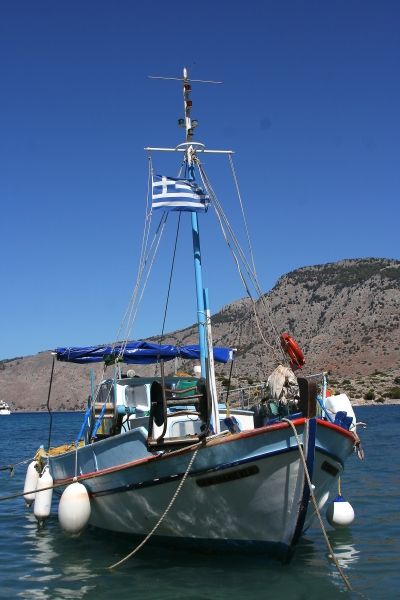 Boat in Rhodes